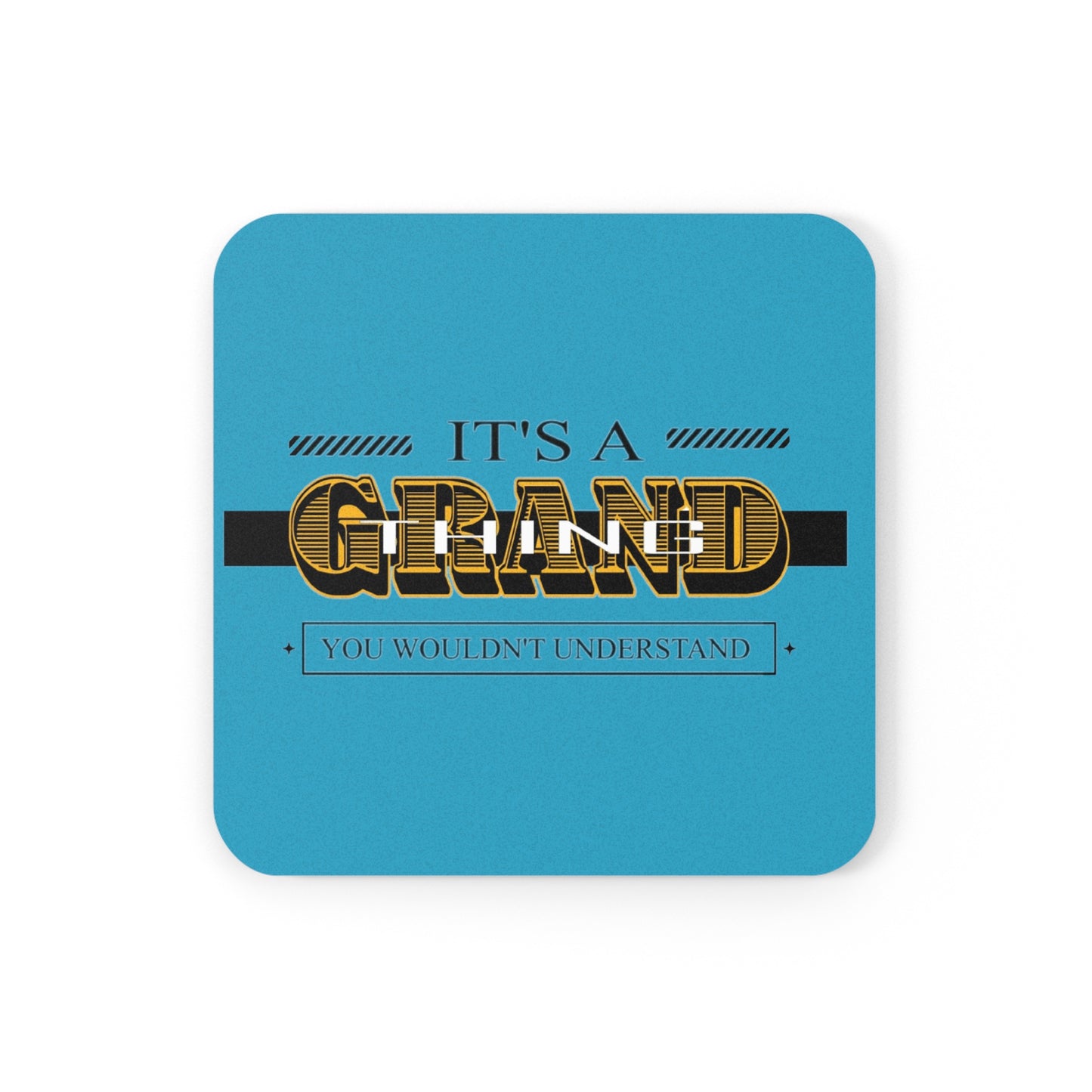 Grand life Cork Back Coaster