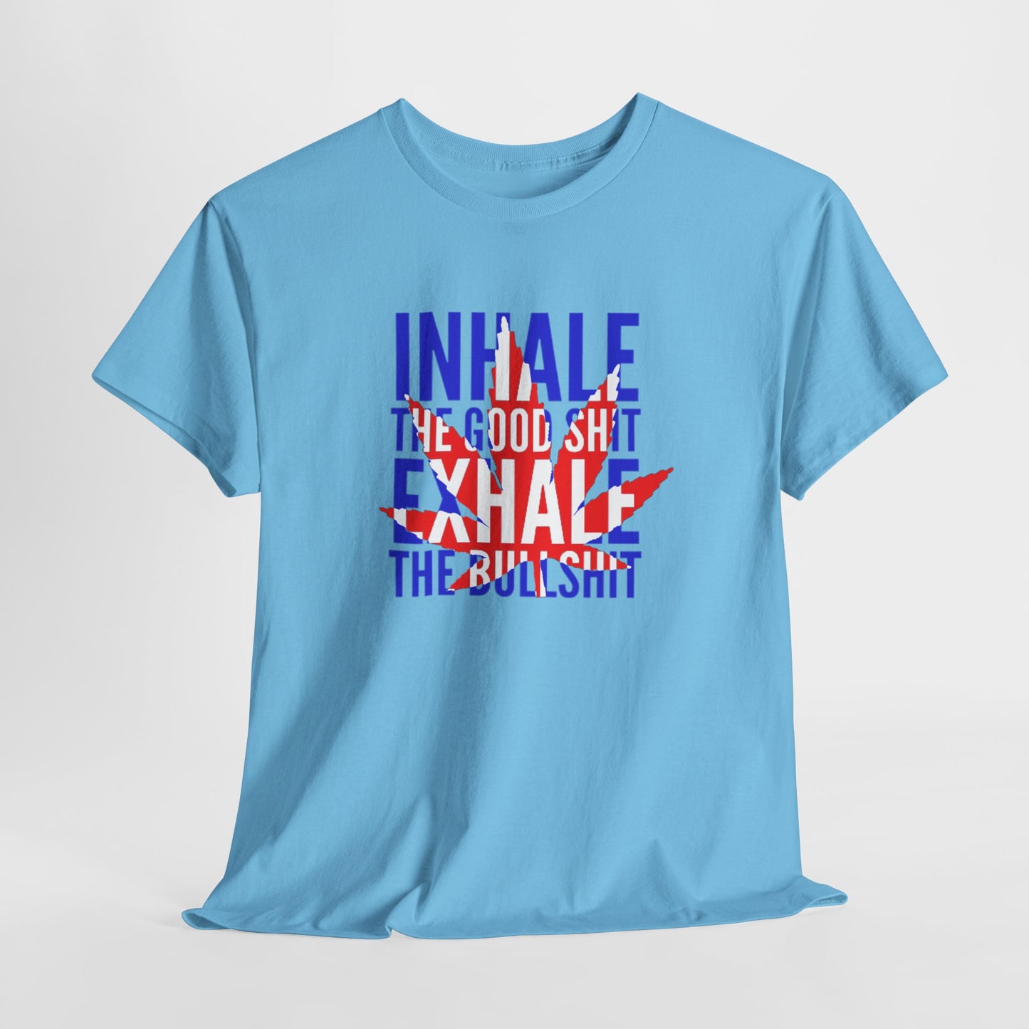 Inhale/ exhale Unisex Heavy Cotton Tee