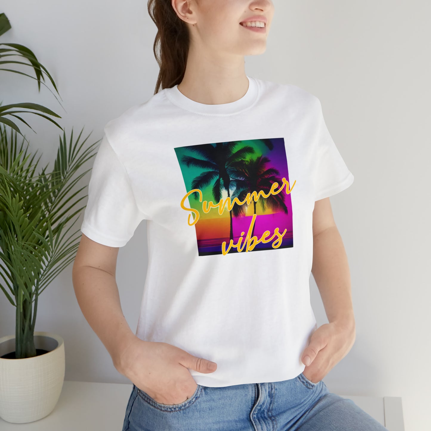 Summer Color Unisex Jersey Short Sleeve Tee