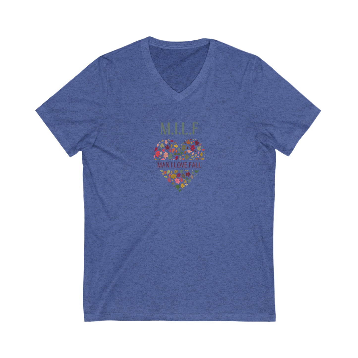 MILF Jersey Short Sleeve V-Neck Tee
