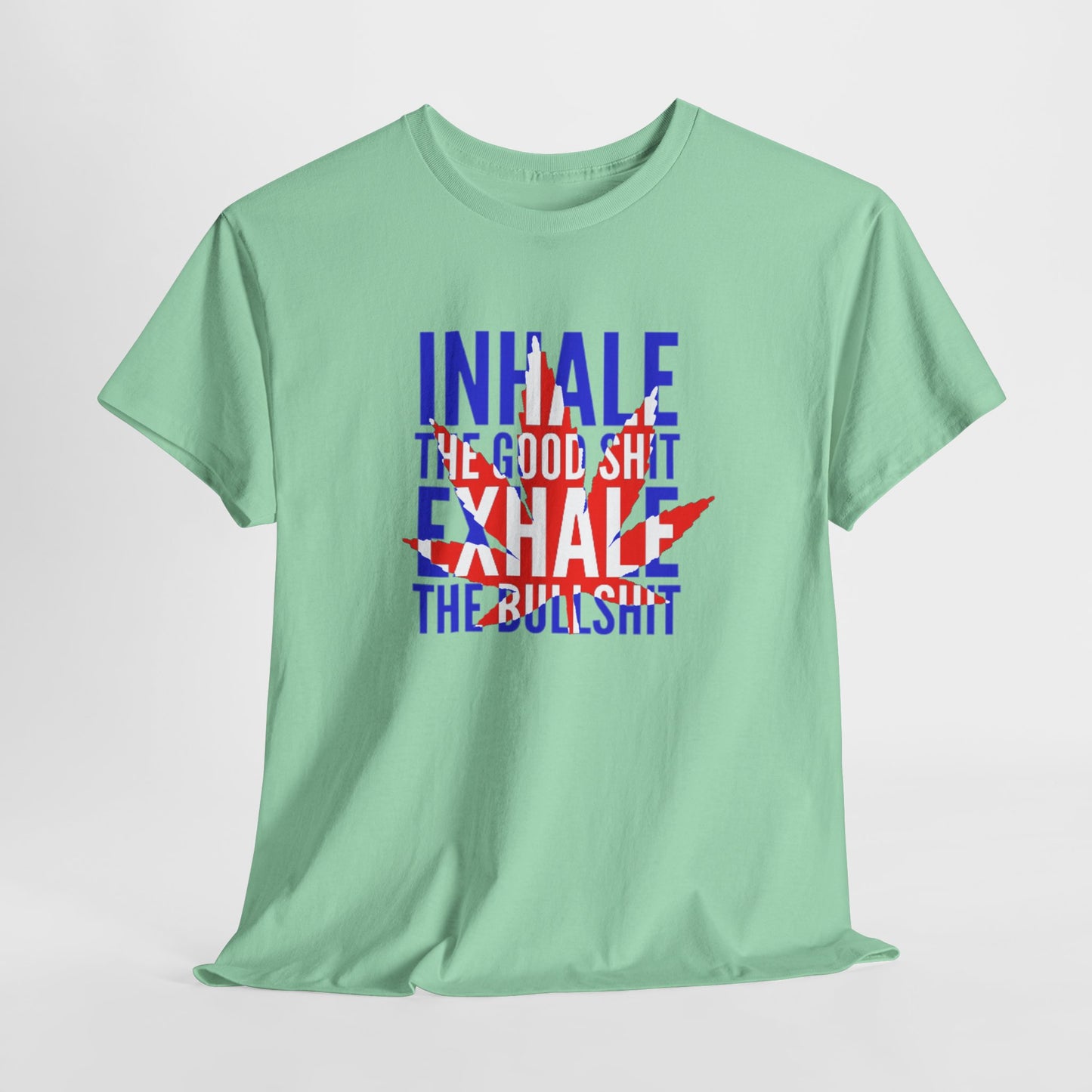 Inhale/ exhale Unisex Heavy Cotton Tee