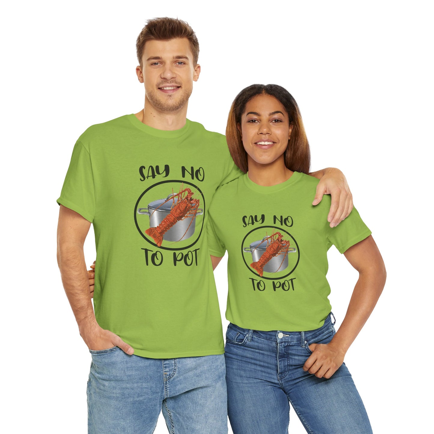 Say No to Pot Unisex Heavy Cotton Tee