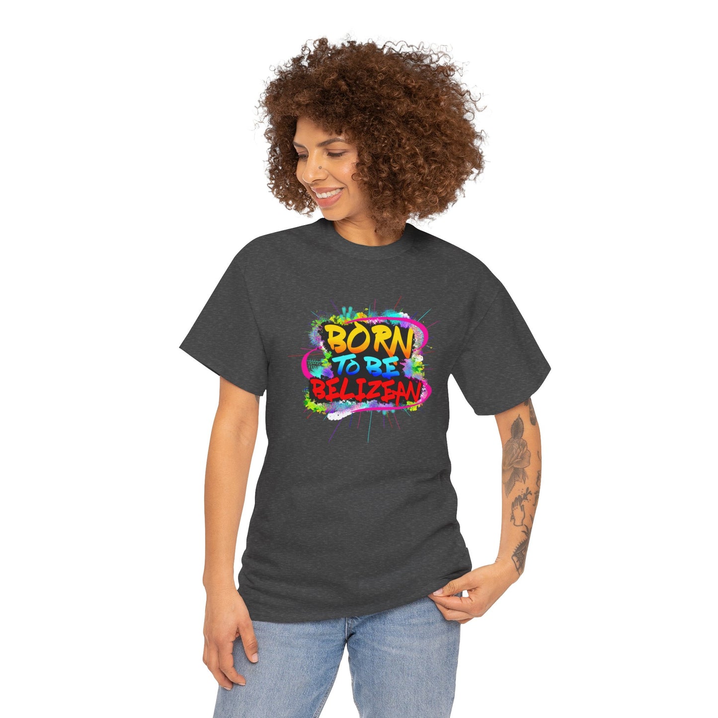 Born to be BELIZEAN Unisex  Cotton Tee