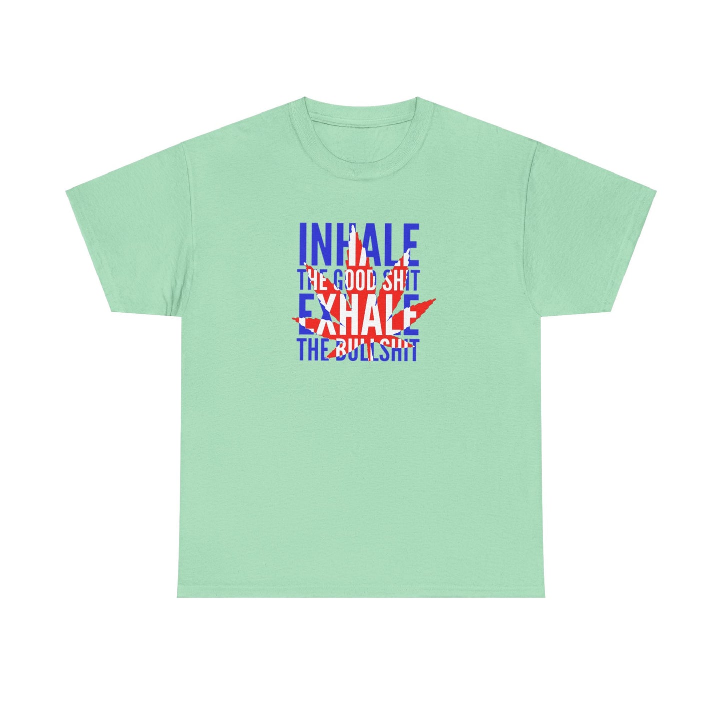Inhale/ exhale Unisex Heavy Cotton Tee