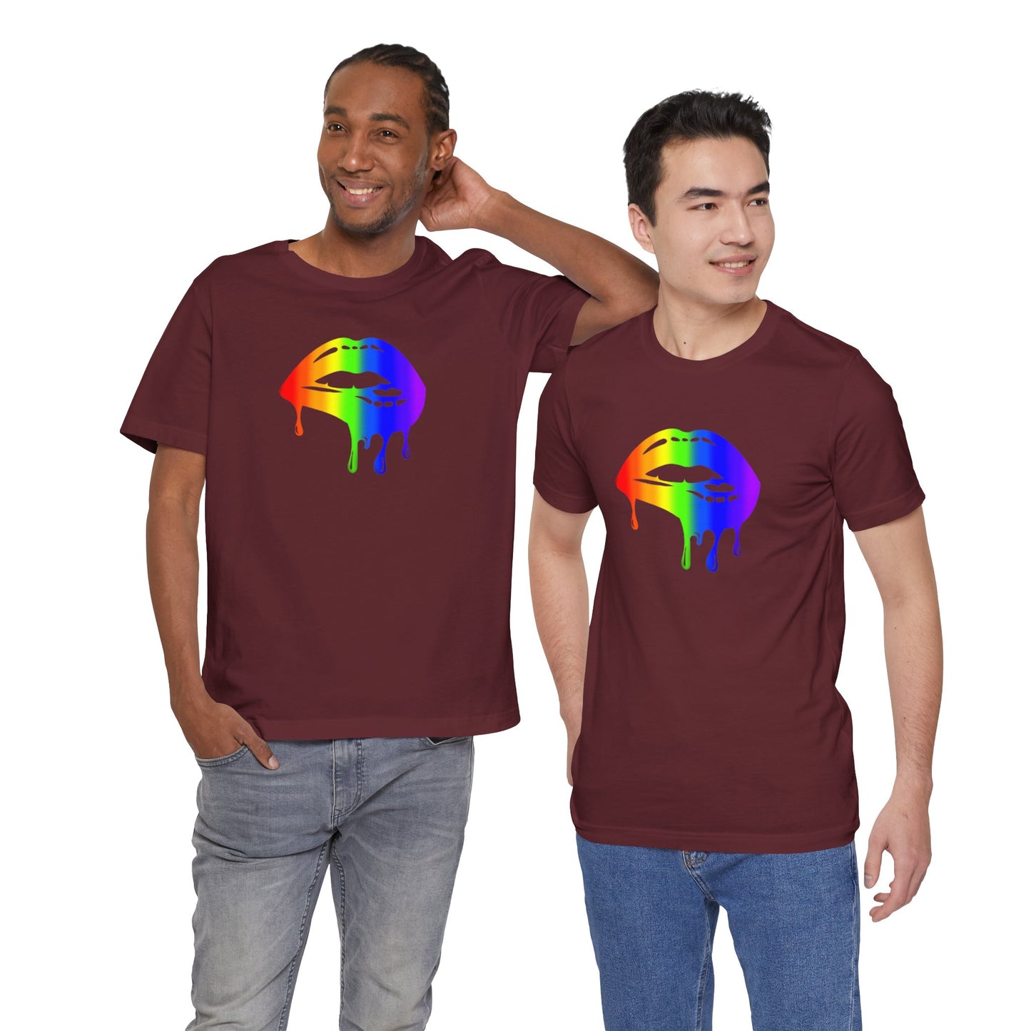 Pride lips Unisex Jersey Short Sleeve Tee