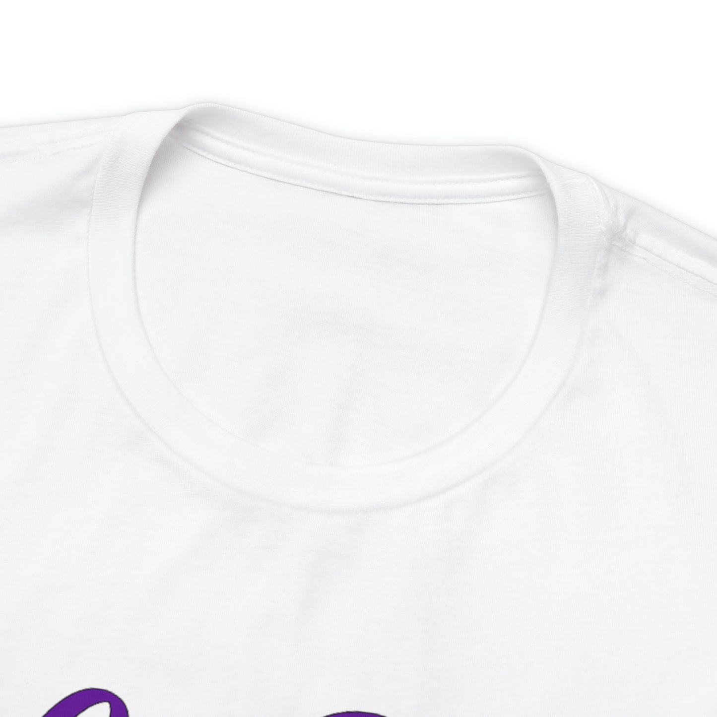 Unisex  Go Slow Purple Short Sleeve Tee