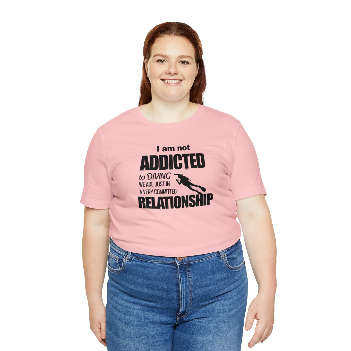 Addicted to diving Jersey Short Sleeve Tee