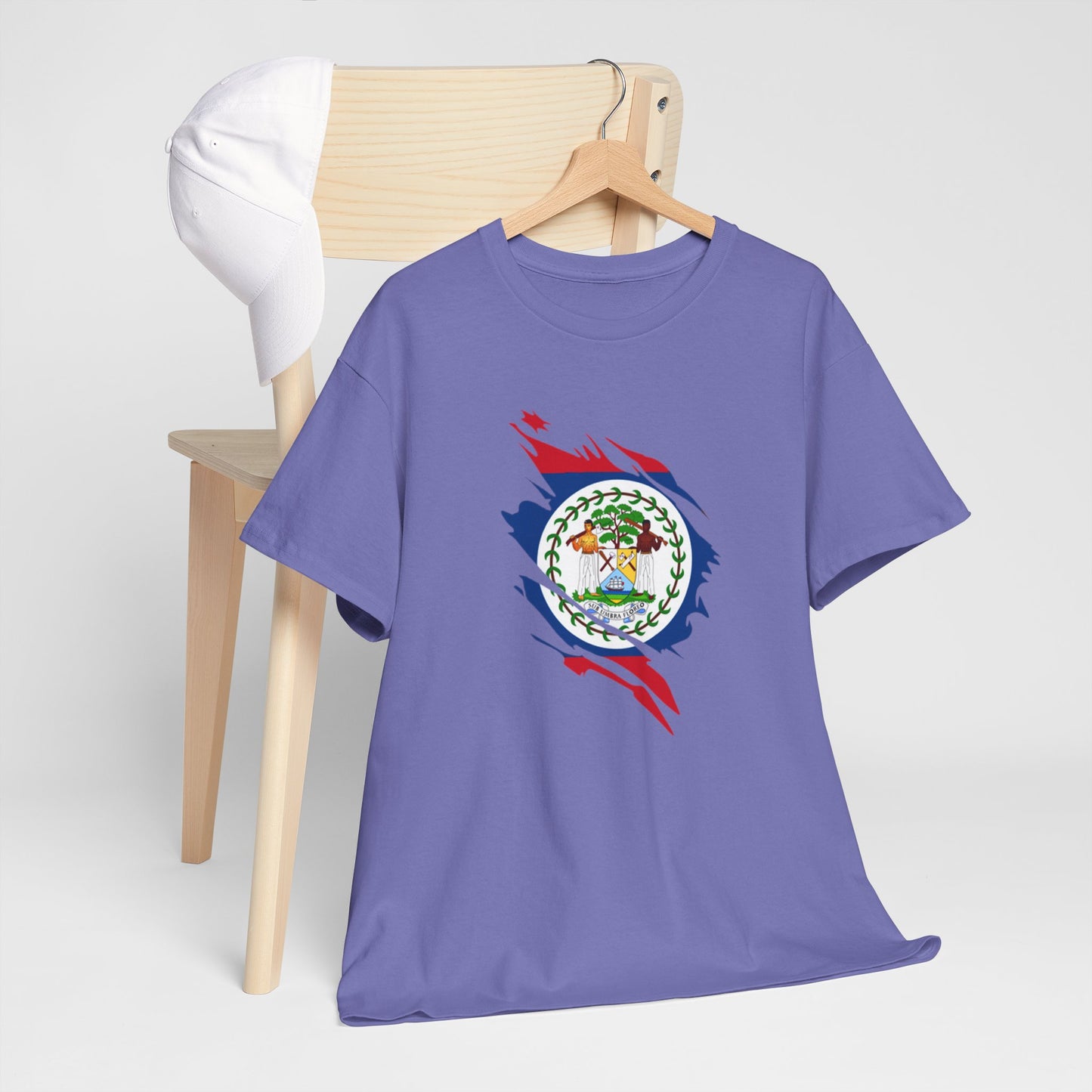 Belize Flag Unisex Heavy Cotton Tee