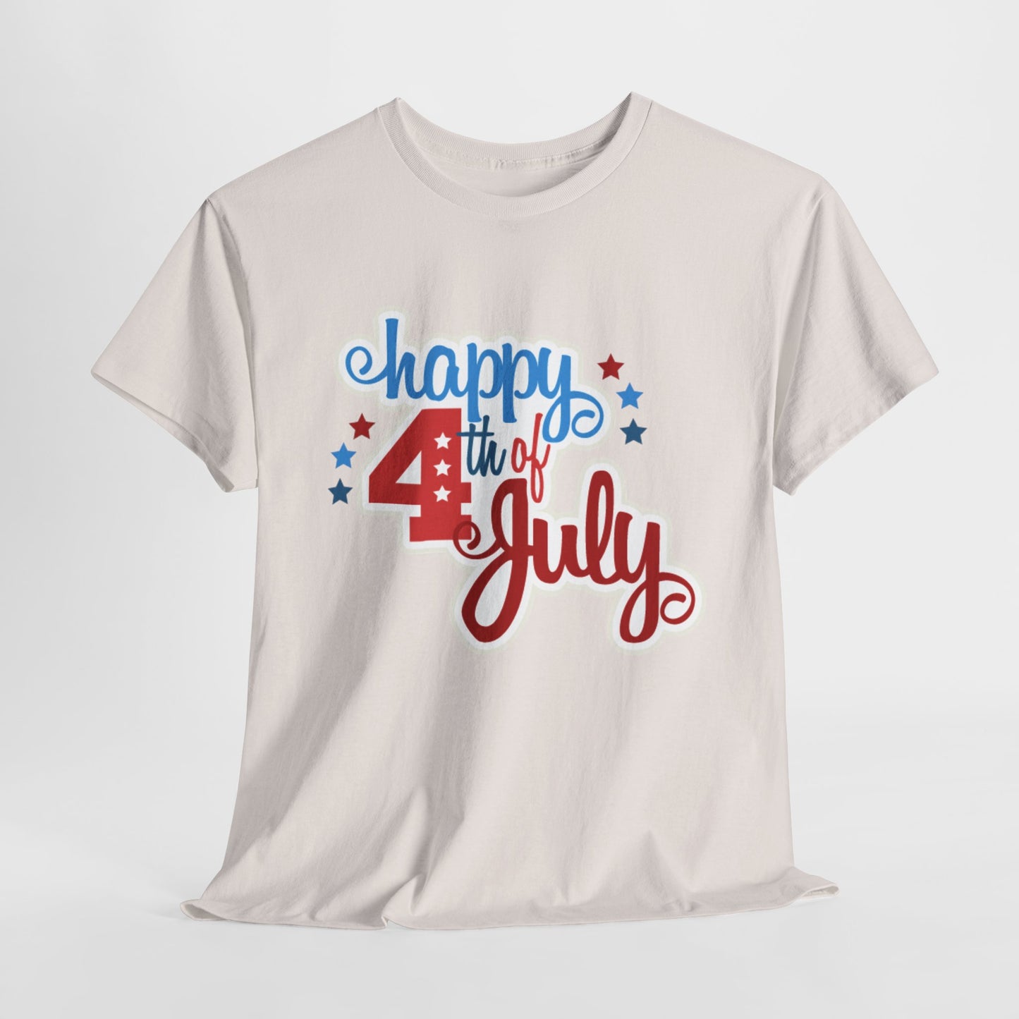 Happy 4th Unisex Heavy Cotton Tee