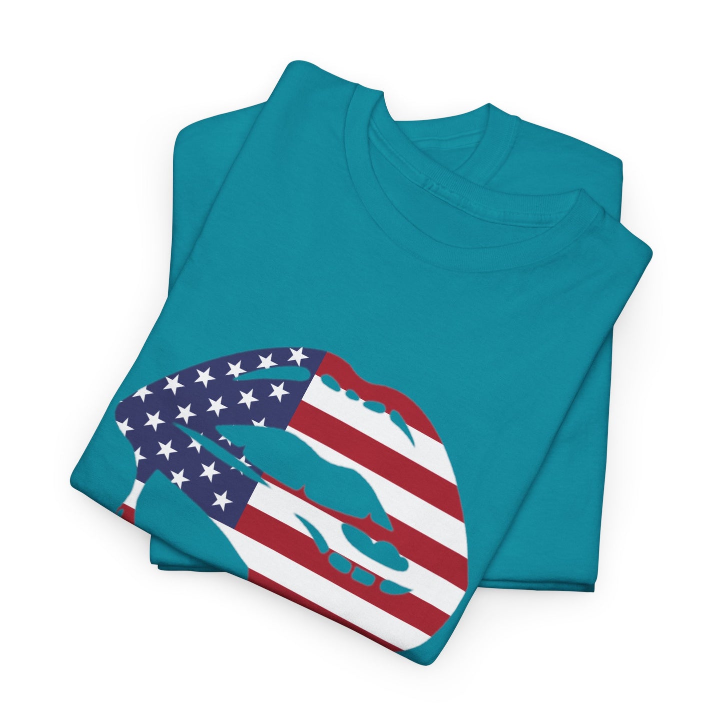 Patriotic Lips Unisex Heavy Cotton Tee