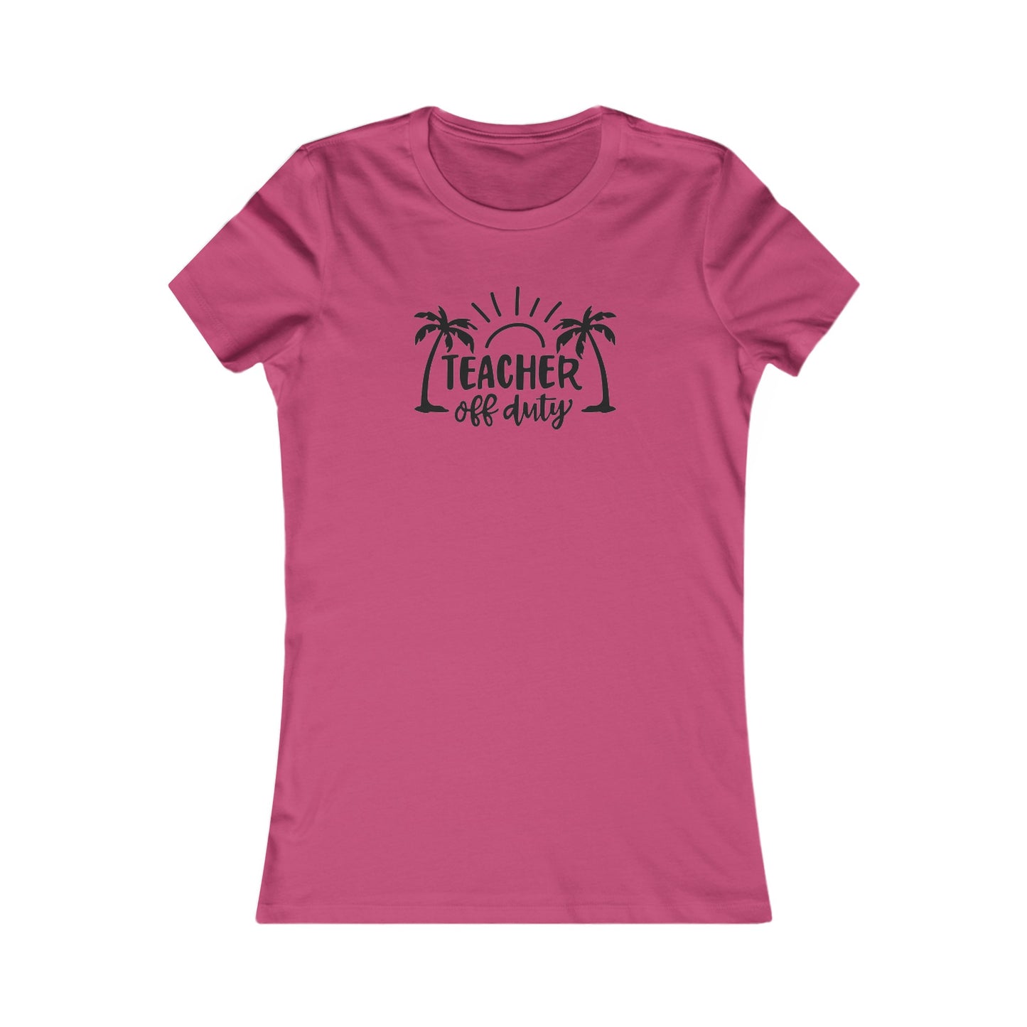 Teacher Off Duty women's tee