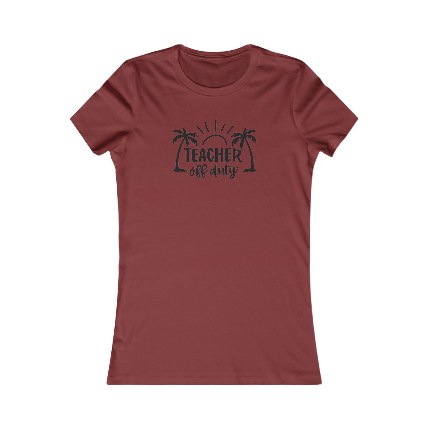Teacher Off Duty women's tee