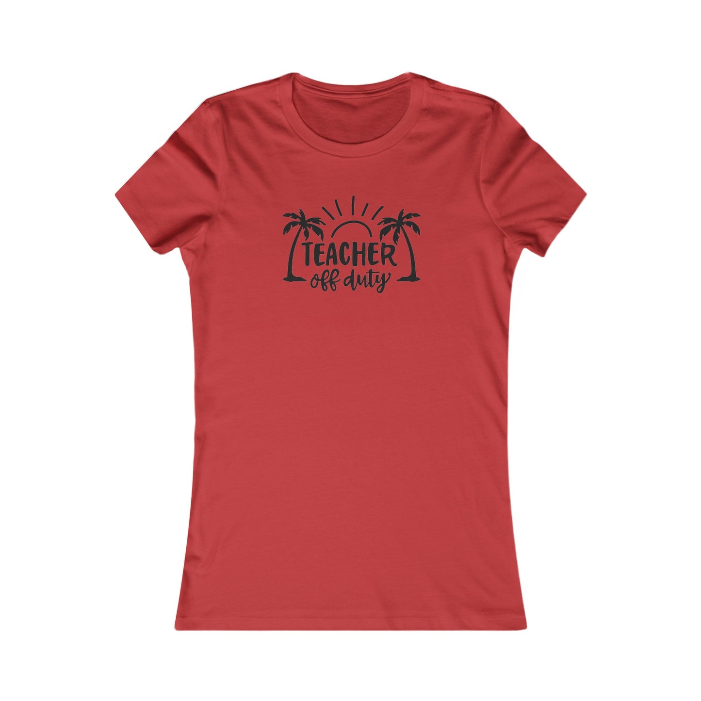 Teacher Off Duty women's tee
