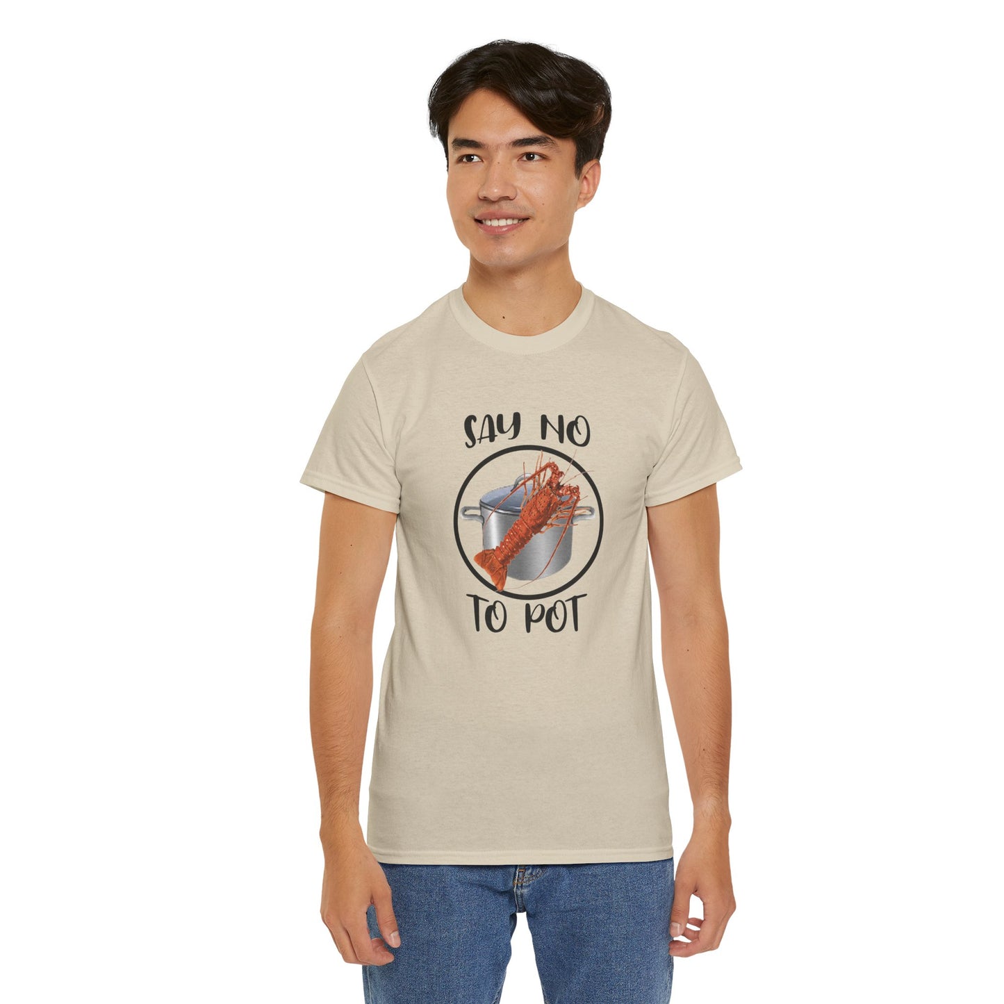 Say No to Pot Unisex Heavy Cotton Tee