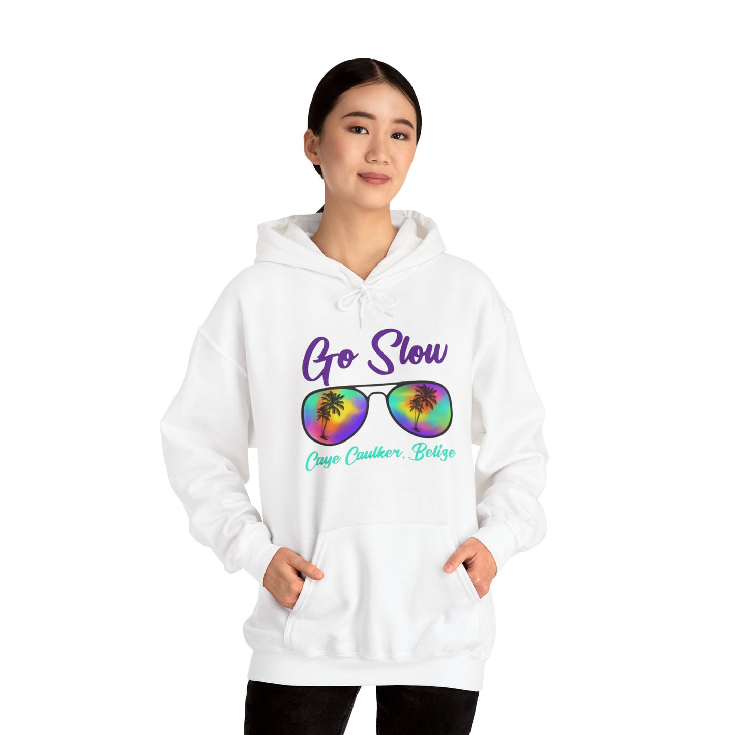 Go Slow Glasses Unisex Heavy Blend™ Hooded Sweatshirt