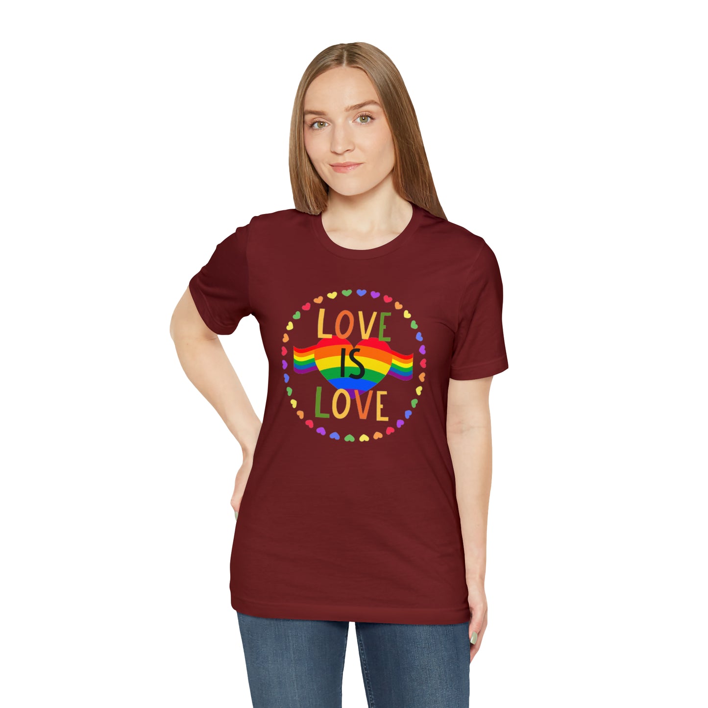 Love is love Jersey Short Sleeve Tee