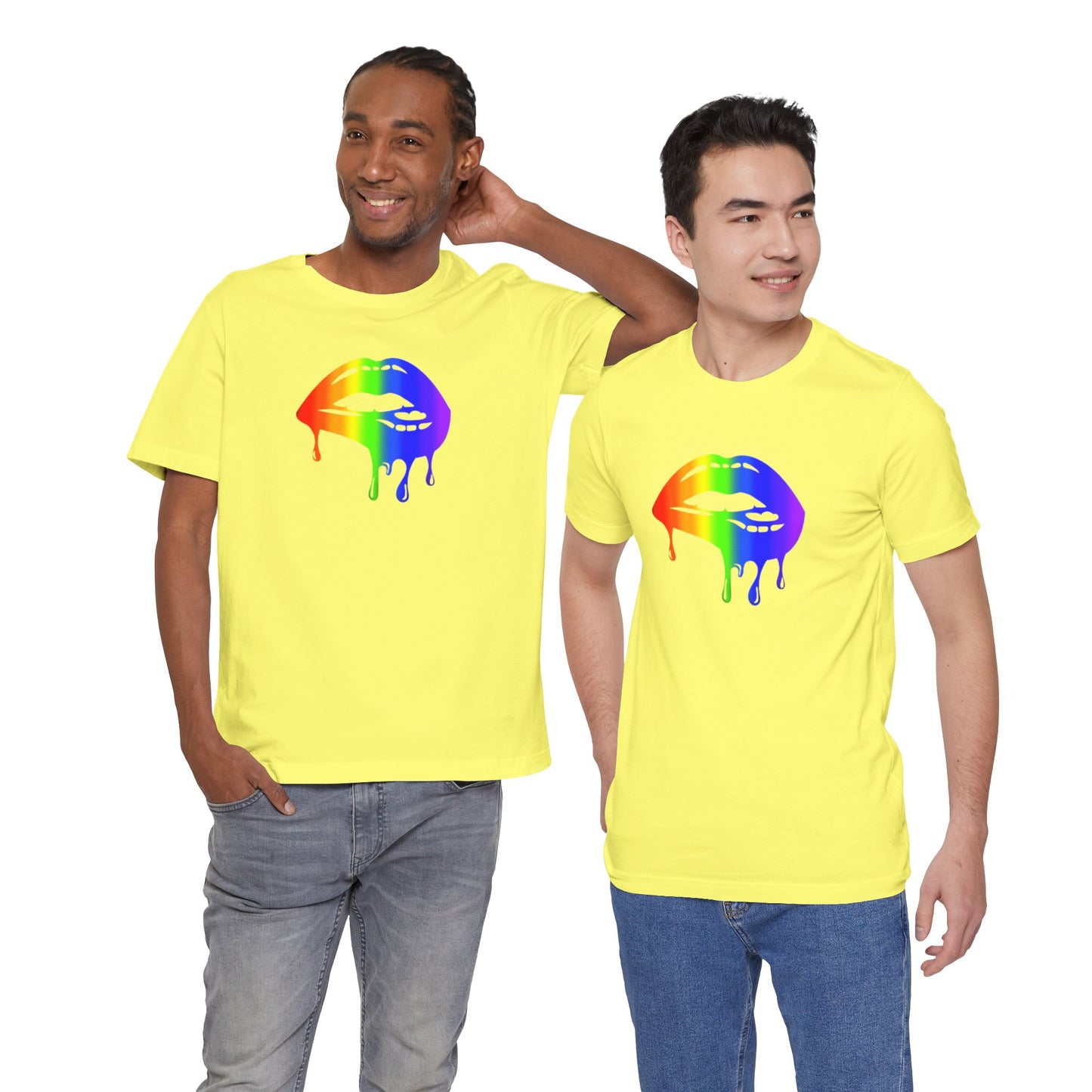 Pride lips Unisex Jersey Short Sleeve Tee