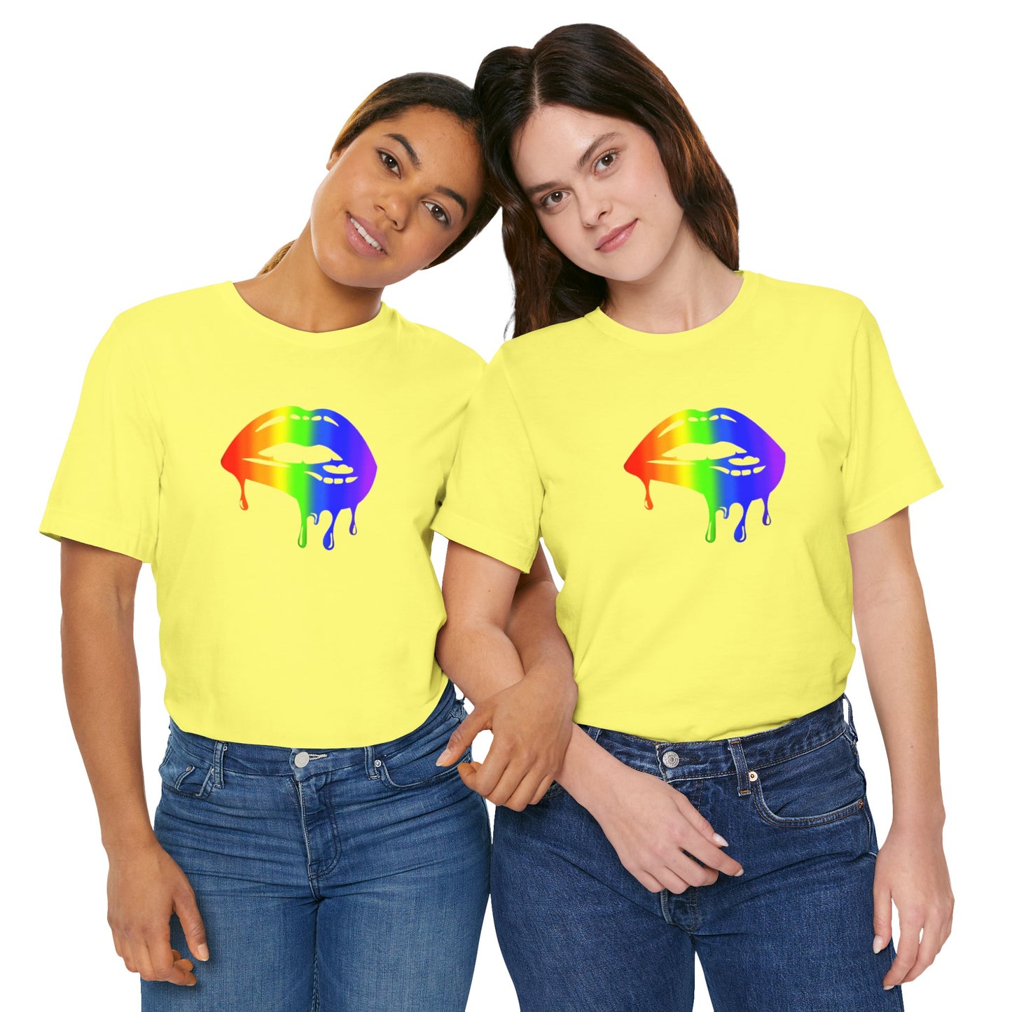 Pride lips Unisex Jersey Short Sleeve Tee