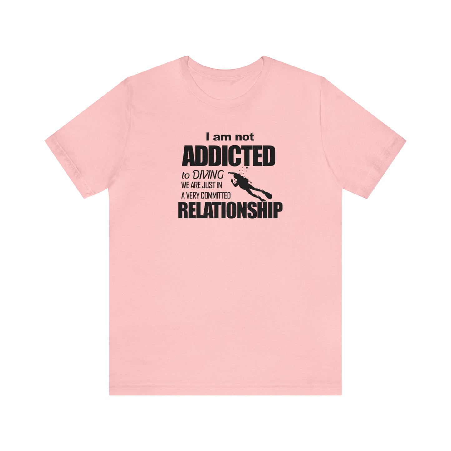 Addicted to diving Jersey Short Sleeve Tee