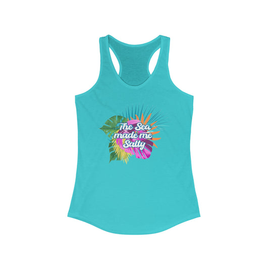 Salty Beach Women's Racerback Tank