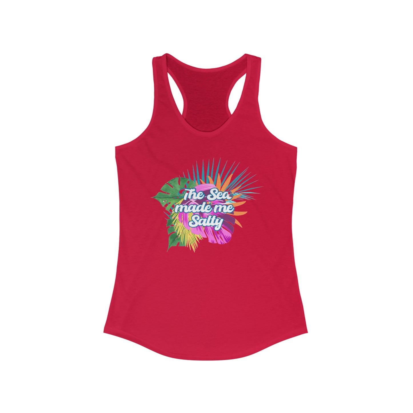 Salty Beach Women's Racerback Tank