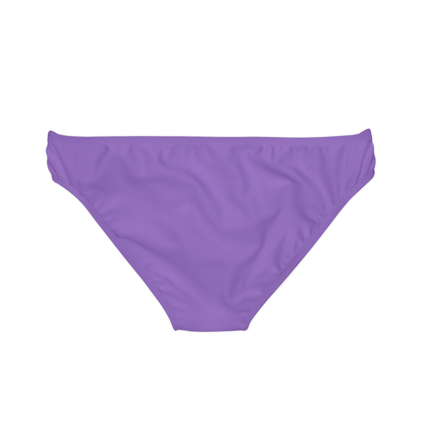 Summer VIbes Loop Tie Side Bikini Bottom (AOP) Purple