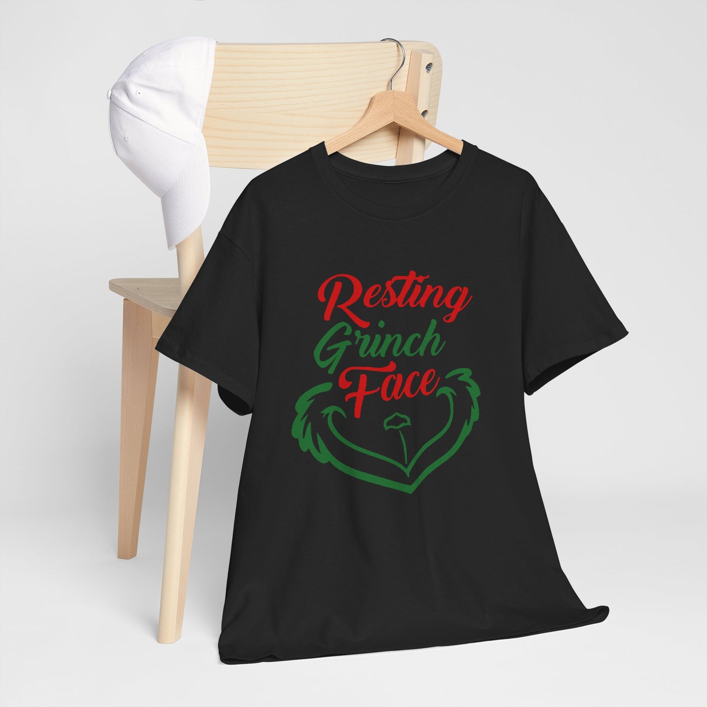 Resting Grinch Face Cotton Tee
