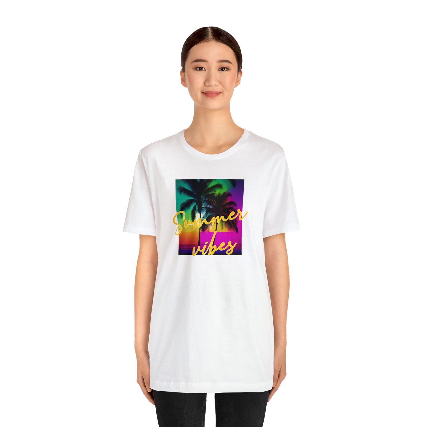 Summer Color Unisex Jersey Short Sleeve Tee