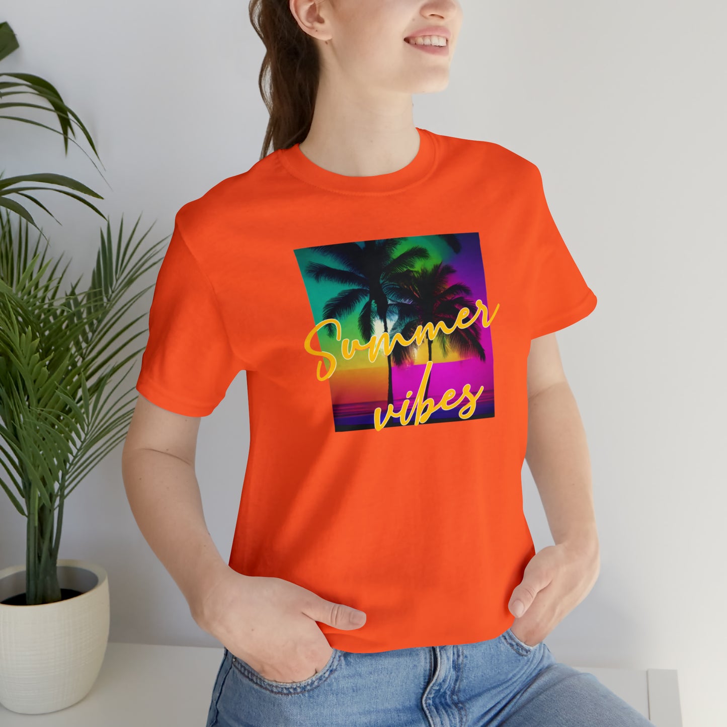 Summer Color Unisex Jersey Short Sleeve Tee