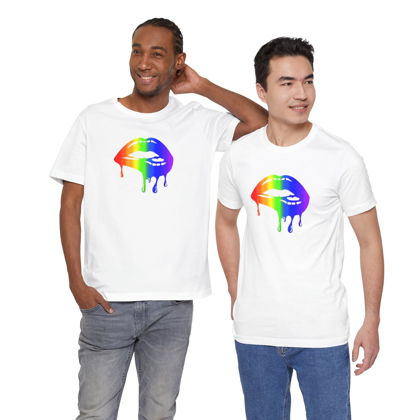 Pride lips Unisex Jersey Short Sleeve Tee
