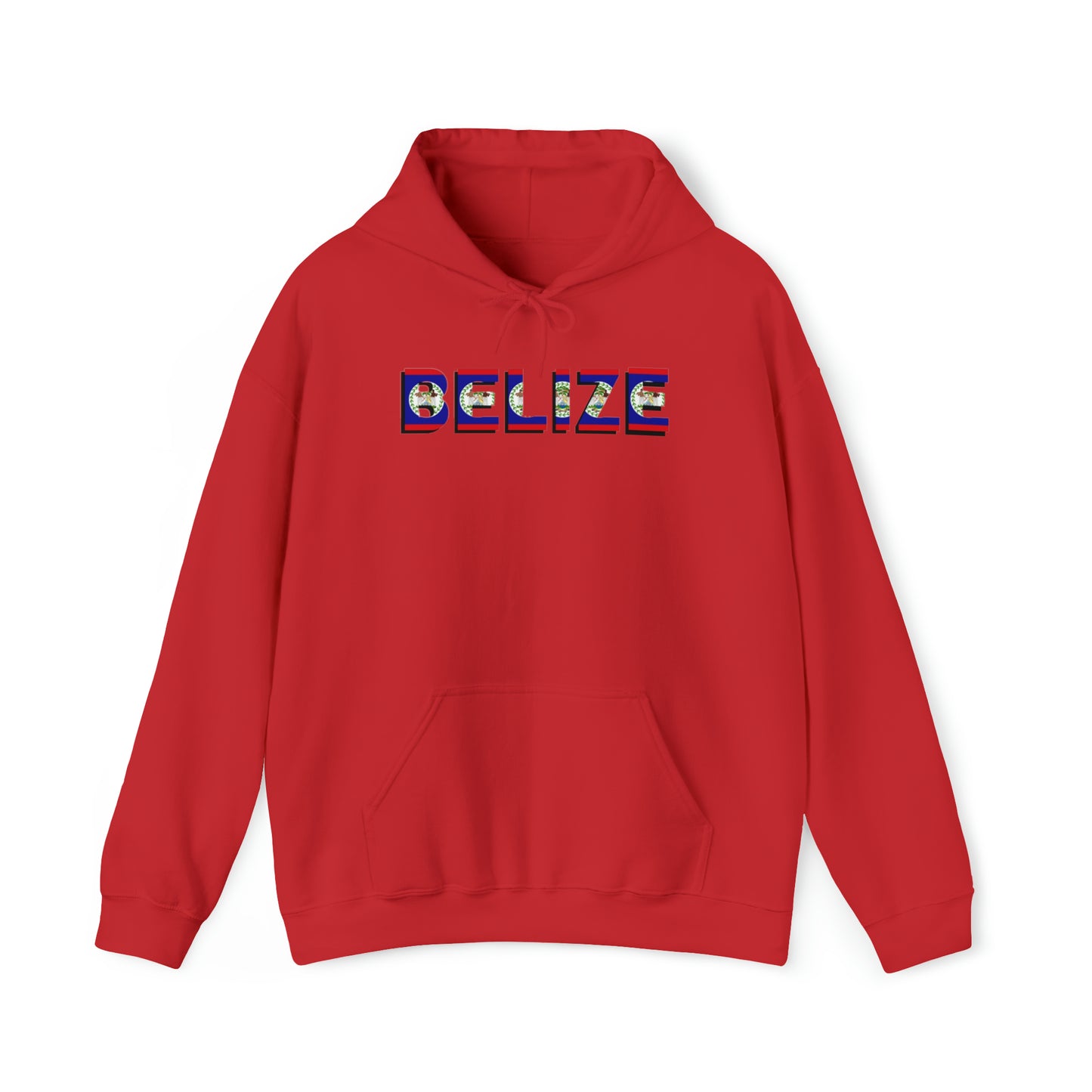 Belize flag Unisex Heavy Blend™ Hooded Sweatshirt