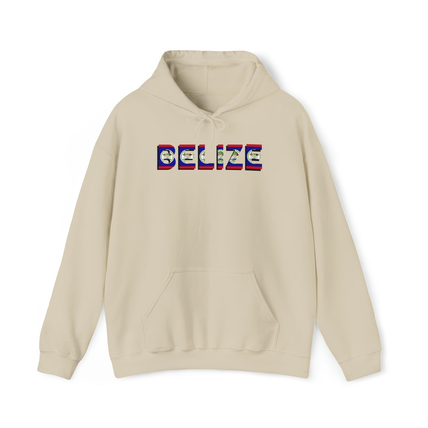 Belize flag Unisex Heavy Blend™ Hooded Sweatshirt