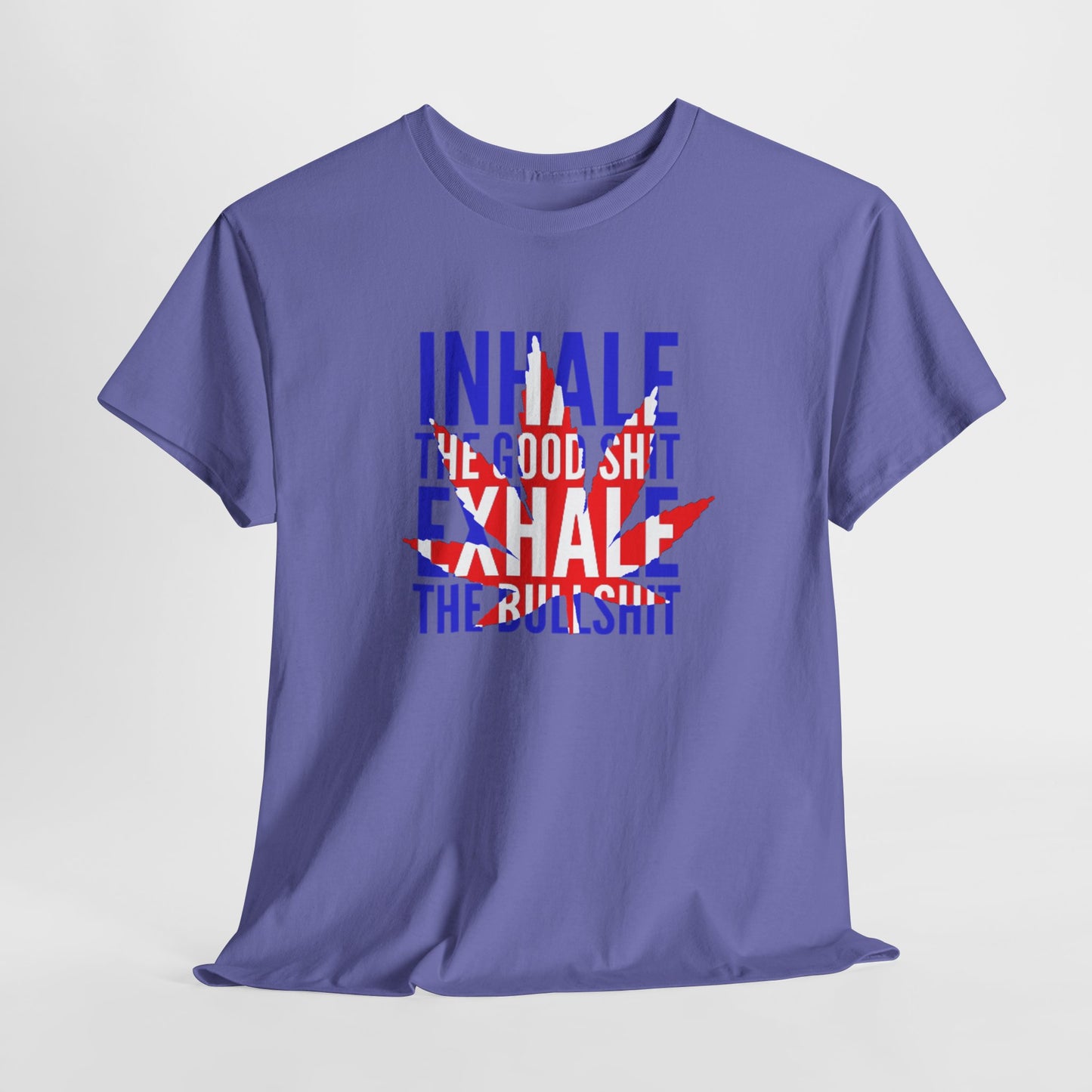 Inhale/ exhale Unisex Heavy Cotton Tee