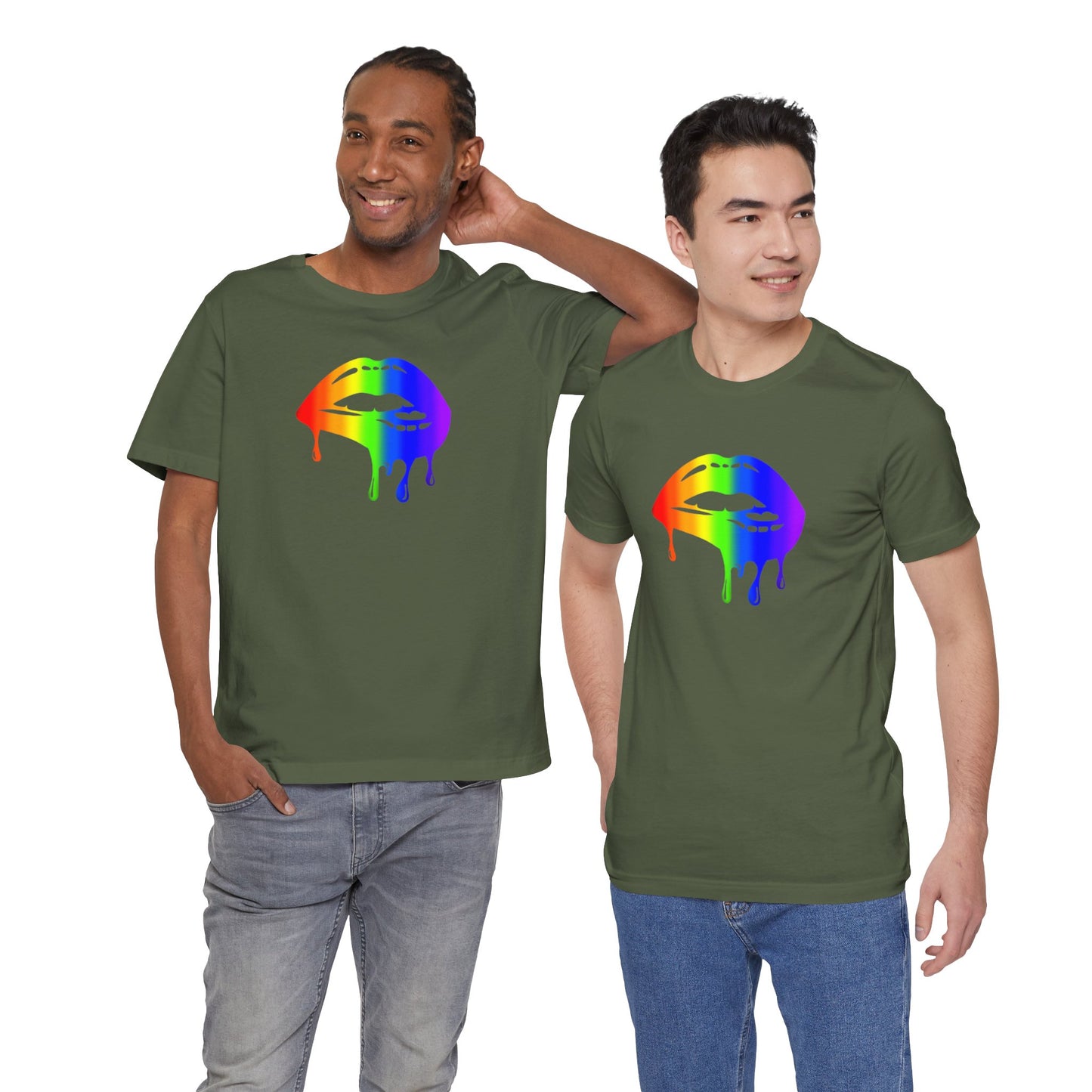 Pride lips Unisex Jersey Short Sleeve Tee