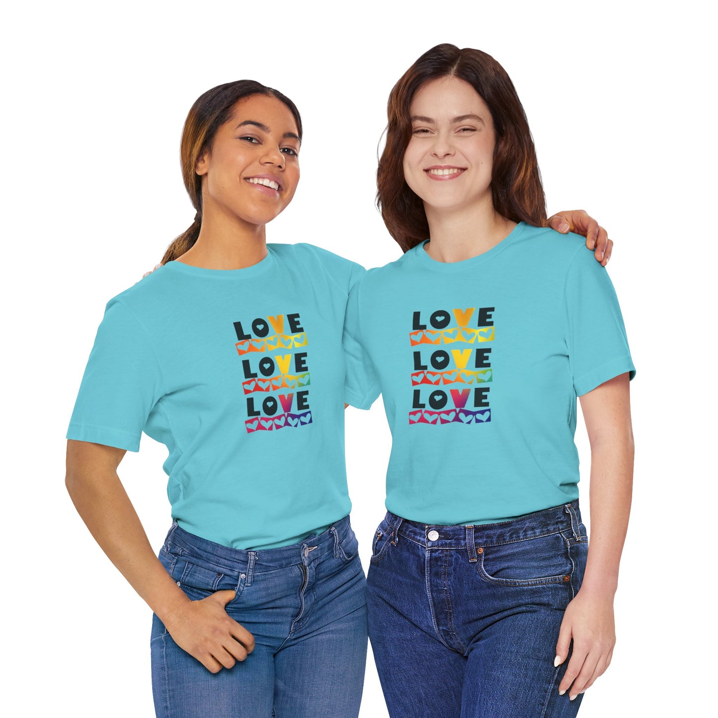 Love love love Unisex Jersey Short Sleeve Tee